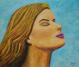 Obra original Mirelu "Respirando"