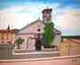 imagen de cuadro oleo Mirelu. Título: Iglesia de San Leonardo.