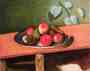 imagen de cuadro oleo Mirelu. Título: Bodegón Cezanne.