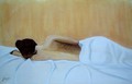 Imagen de chica tumbada "Sensualidad"